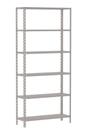 Estante Armário De Aço 6 Bandejas 90cm Cinza Suporta 240kg