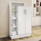 Estante Armário Multiuso Elite 91 cm 2 Portas c/ Chave - Armário Demobile
