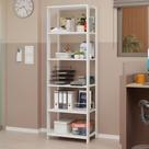 Estante Armário Multiuso para Escritório 59cm 5 Prateleiras Branco Madesa
