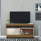 Estante Artur para TV de até 50 polegadas - NATURALE / OFF WHITE - Madetec