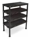 Estante atena rattan c enc lateral 4 niveis coleta seletiva