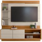 Estante Atlanta para Tv Até 60 Polegadas 2 Portas Linea Cor Nature Off White