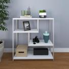 Estante Baixa C/04 Prateleiras Brooklyn 90cm Est.Branca Estante Baixa C/04 Prateleiras Brooklyn 90cm Est.Branca