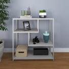 Estante Baixa C/04 Prateleiras Brooklyn 90cm Est.Branca Estante Baixa C/04 Prateleiras Brooklyn 90cm Est.Branca