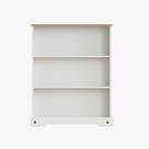 Estante Baixa Corona Mexicana Creme/carvalho Estante Baixa Corona Mexicana Creme/carvalho