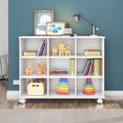 Estante Baixa Nicho com Rodízios 108cm Estante Baixa Nicho com Rodízios 108cm