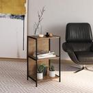 Estante baixa steel quadra mdp vermont preto fosco 45cm - artesano