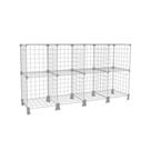 Estante Balcão 8 Nichos Expositor Aramado Prateleira Baixa Horizontal Branco Estante Balcão 8 Nichos Expositor Aramado Prateleira Baixa Horizontal Branco