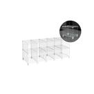Estante Balcão Expositor Aramado 10 Nichos Horizontal 40cm Profundidade Branco Estante Balcão Expositor Aramado 10 Nichos Horizontal 40cm Profundidade Branco