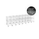 Estante Balcão Expositor Aramado 16 Nichos Horizontal 40cm Profundidade Branco Estante Balcão Expositor Aramado 16 Nichos Horizontal 40cm Profundidade Branco