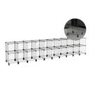 Estante Balcão Expositor Aramado 20 Nichos Horizontal 40cm Profundidade Preto Estante Balcão Expositor Aramado 20 Nichos Horizontal 40cm Profundidade Preto