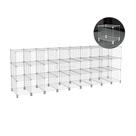 Estante Balcão Expositor Aramado 27 Nichos Horizontal 40cm Profundidade Branco Estante Balcão Expositor Aramado 27 Nichos Horizontal 40cm Profundidade Branco