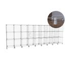 Estante Balcão Expositor Aramado 27 Nichos Horizontal Branco para Roupas Estoque Loja Estante Balcão Expositor Aramado 27 Nichos Horizontal Branco para Roupas Estoque Loja