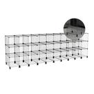 Estante Balcão Expositor Aramado 30 Nichos Horizontal 40cm Profundidade Preto Estante Balcão Expositor Aramado 30 Nichos Horizontal 40cm Profundidade Preto
