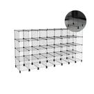 Estante Balcão Expositor Aramado 32 Nichos Horizontal 40cm Profundidade Preto Estante Balcão Expositor Aramado 32 Nichos Horizontal 40cm Profundidade Preto