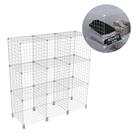 Estante Balcão Expositor Aramado 9 Nichos com 40cm Branco