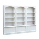 Estante branca de 3 prateleiras Dollhouse Furniture em escala 1/12 Estante branca de 3 prateleiras Dollhouse Furniture em escala 1/12