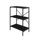 Estante C/03 Prateleiras 84x60x33cm Tub Tueh863 Preto ônix - Preto ônix /
