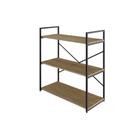 Estante C/03 Prateleiras 84x80x33cm Yon Vermont Oak/ Vermont Oak/