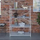 Estante C/04 Prateleiras Yon 80cm Est.Branca Estante C/04 Prateleiras Yon 80cm Est.Branca