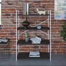 Estante C/04 Prateleiras Yon 80cm Est.Branca Estante C/04 Prateleiras Yon 80cm Est.Branca