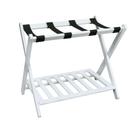 Estante Casual para Equipaje en Casa, Blanco, 68 cm de Ancho