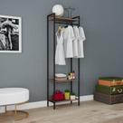 Estante Closet Arara 187x60cm 3 Prateleiras Active Yescasa
