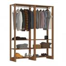 Estante Closet Yes 160cm com 2 Cabideiros - Montana