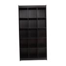 Estante Colméia 100% Mdf Preto - Suprema Móveis
