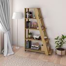 Estante Com 5 Prateleiras Artany Star Cor Olmo