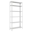 Estante de Aço com 06 Bandejas 30cm (22/18) 1,980,920,30m W3 Cinza - 16007