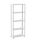 Estante de Aço com 5 Prateleiras Linha Light 1,80 M Branco Estante de Aço com 5 Prateleiras Linha Light 1,80 M Branco