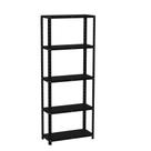 Estante de Aço com 5 Prateleiras Linha Light 1,80 M Preto Estante de Aço com 5 Prateleiras Linha Light 1,80 M Preto