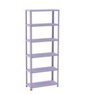 Estante de Aço com 6 Prateleiras Linha Light 1,80 M Lílas Estante de Aço com 6 Prateleiras Linha Light 1,80 M Lílas