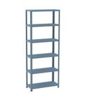 Estante de Aço com 6 Prateleiras Linha Light 2,0 M Azul Dali Estante de Aço com 6 Prateleiras Linha Light 2,0 M Azul Dali