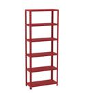 Estante de Aço com 6 Prateleiras Linha Light 2,0 M Vermelho Estante de Aço com 6 Prateleiras Linha Light 2,0 M Vermelho