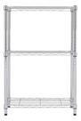 Estante De Aco Cromado 3 Prateleiras 90x60x35cm 150kg Spaceo