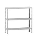 Estante de Aço Multiuso Baixa Pandin 90 cm Cinza Cristal