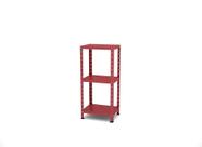 Estante de Aço Multiuso de Canto Pandin 90 cm Vermelho