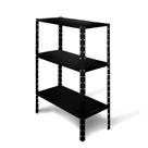 Estante de Aço Prateleira Modular Multiuso Armário Livreiro Com 3 Bandejas até 30kg por bandejas Estante de Aço Prateleira Modular Multiuso Armário Livreiro Com 3 Bandejas até 30kg por bandejas