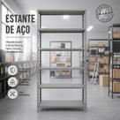 Estante de Aço Prateleira Modular Multiuso Armário Livreiro Com 6 Bandejas até 30kg por bandejas