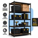 Estante de Aço Reforçada Multiuso Profissional Ajustável Suporta 600kg 4 Prateleiras Para Depósito Garagem Quarto Metal