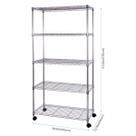 Estante de Aço VG Home 5 prateleiras 1,55m Estante de Aço VG Home 5 prateleiras 1,55m