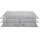 Estante de Arame Revestido em PVC para Tubos de 21mm com 100 Furos (RICILAB)