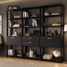 Estante de Escritório Modulada 2 Portas 2 Gavetas 219cm Texas Multimóveis MP6060 Estante de Escritório Modulada 2 Portas 2 Gavetas 219cm Texas Multimóveis MP6060