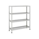 Estante de Inox Belinox 4 Planos 100x42x155cm FRNEB10