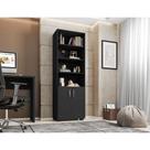 Estante De Livro Madeira Sala E Porta Pequena Preto Estante De Livro Madeira Sala E Porta Pequena Preto