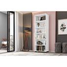 Estante De Livro Para Sala Quarto Livreiro Madeira Branco Estante De Livro Para Sala Quarto Livreiro Madeira Branco