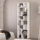 Estante de Livros 100% MDF 67CMX210CM Multiuso 14 Nichos Dallas Branco
