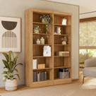 Estante de Livros 123CMX183CM Kit 2 Estantes 5 Prateleiras Office Marrom/Freijó Toq Estante de Livros 123CMX183CM Kit 2 Estantes 5 Prateleiras Office Marrom/Freijó Toq
